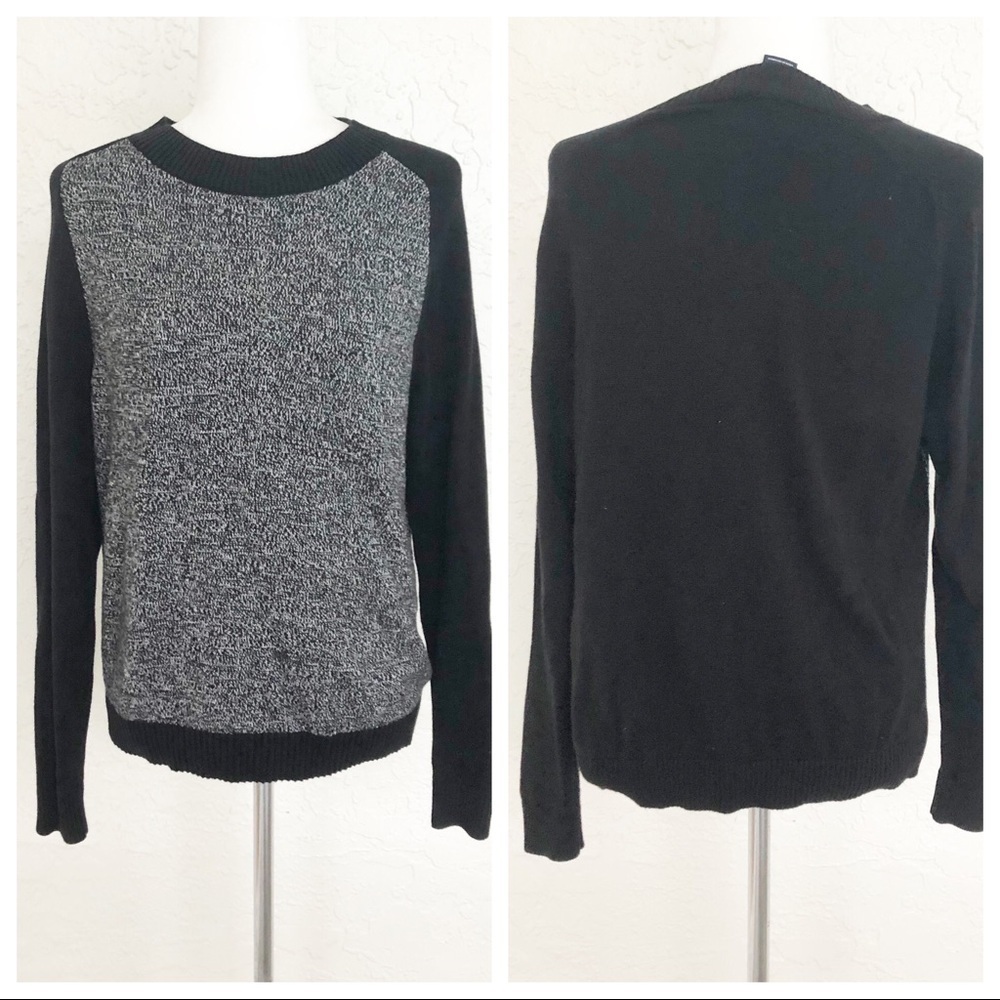 Gap Black Cozy Crew Neck Pullover Knit Sweater Small
